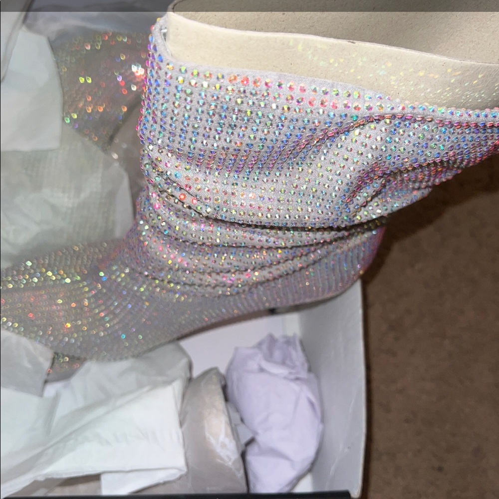Nine West dazzle bootie 9.5 - Picture 2 of 5